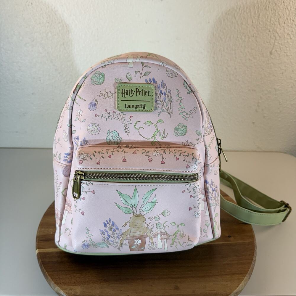 Harry Potter Collectible Loungefly Mandrake Herbology Backpack Spencer’s Gift
